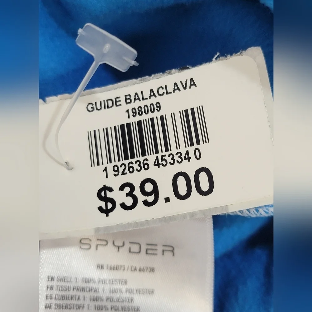 Spyder Guide Pivot Unisex Balaclava In Old Glory Blue One Size New